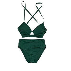 Shade & Shore Green Women's Swimwear Set